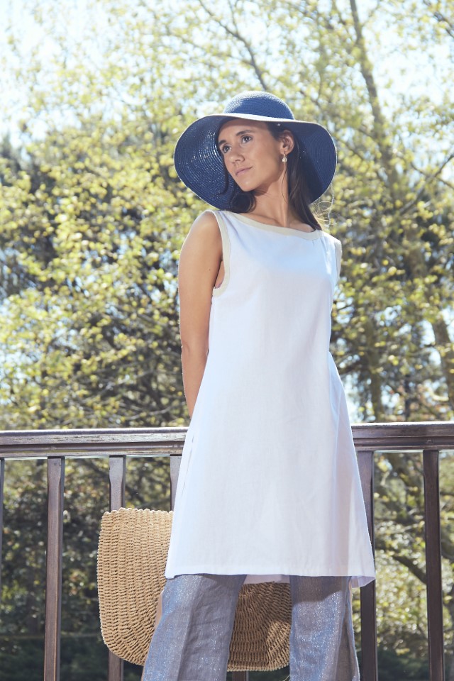 Vestido MARGA, Blanco